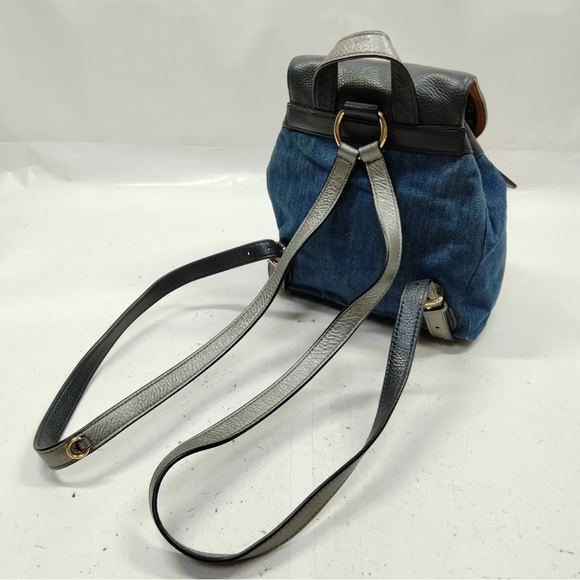 Coach Authentic Denim and Leather Mini Billie Backpack - Picture 3 of 10